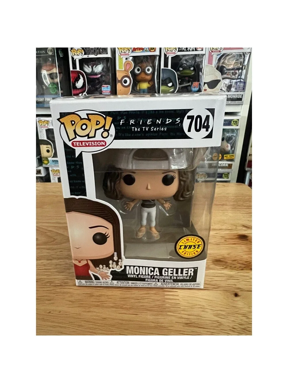 LIMITED EDITION CHASE Monica Geller Frizzy Hair Friends Funko Pop #1279 TV Show